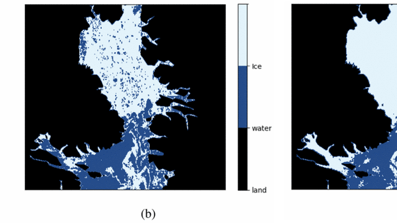 Ice-Water Segmentation Using Deep Convolutional Neural Network-Based Fusion Approach